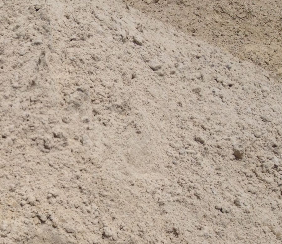 Monte de areia lavada